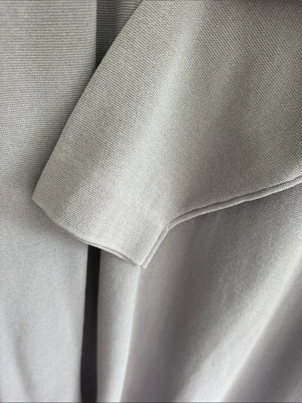 J. Crew Light Gray Knit Tunic Top